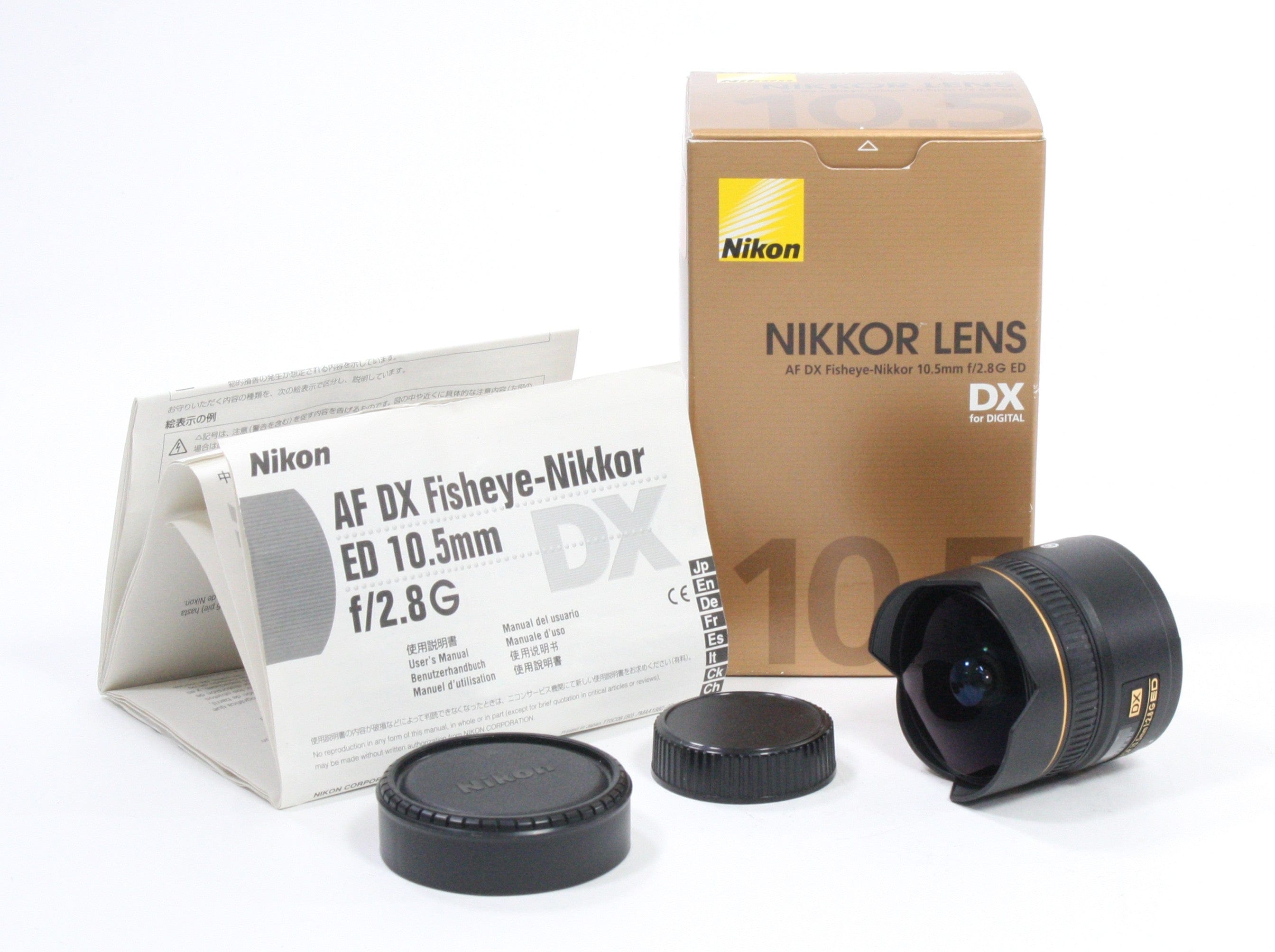 DX Nikon 10.5mm ED AF f⁄2.8G Lens Fisheye NIKKOR Fisheye-Nikkor