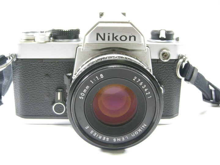 Nikon FM 35mm SLR w/ Series E 50mm f1.8 35mm Film Cameras - 35mm SLR Cameras - 35mm SLR Student Cameras Nikon 3406054
