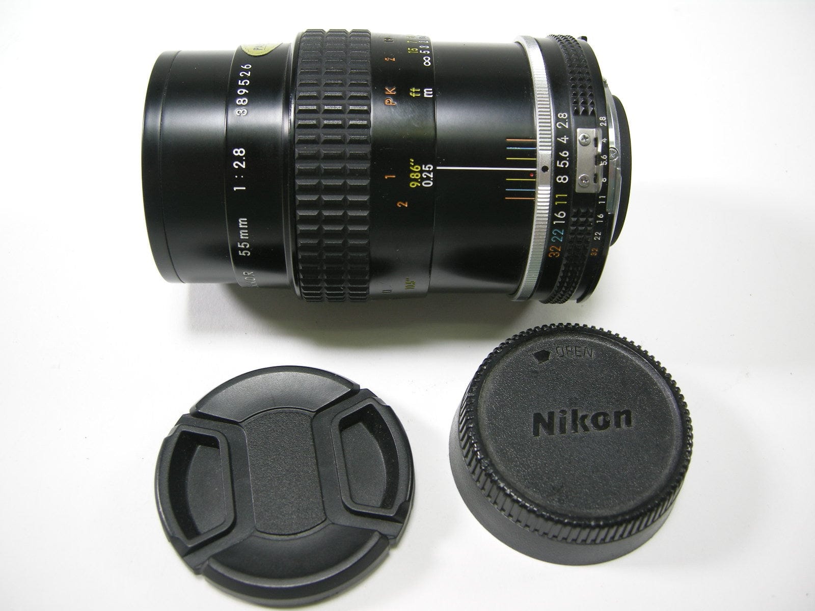 Nikon Micro Nikkor 55mm f2.8 Ai-s lens