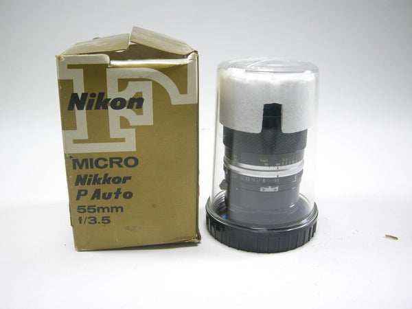 Nikon Micro-Nikkor-P Auto 55mm f3.5 w/M2 Ring Lenses Small Format - Nikon F Mount Lenses Manual Focus Nikon 719311