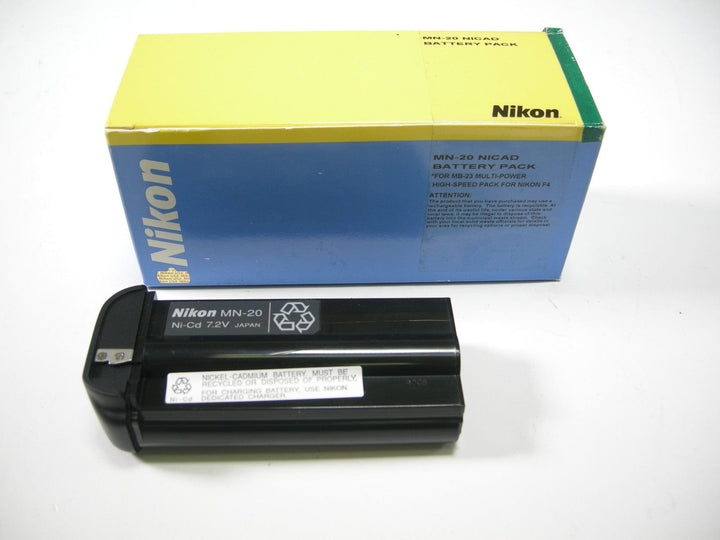 Nikon MN-20 NICAD Battery Pack for F4 Camera Batteries - Rechargeable Batteries Nikon 06040242