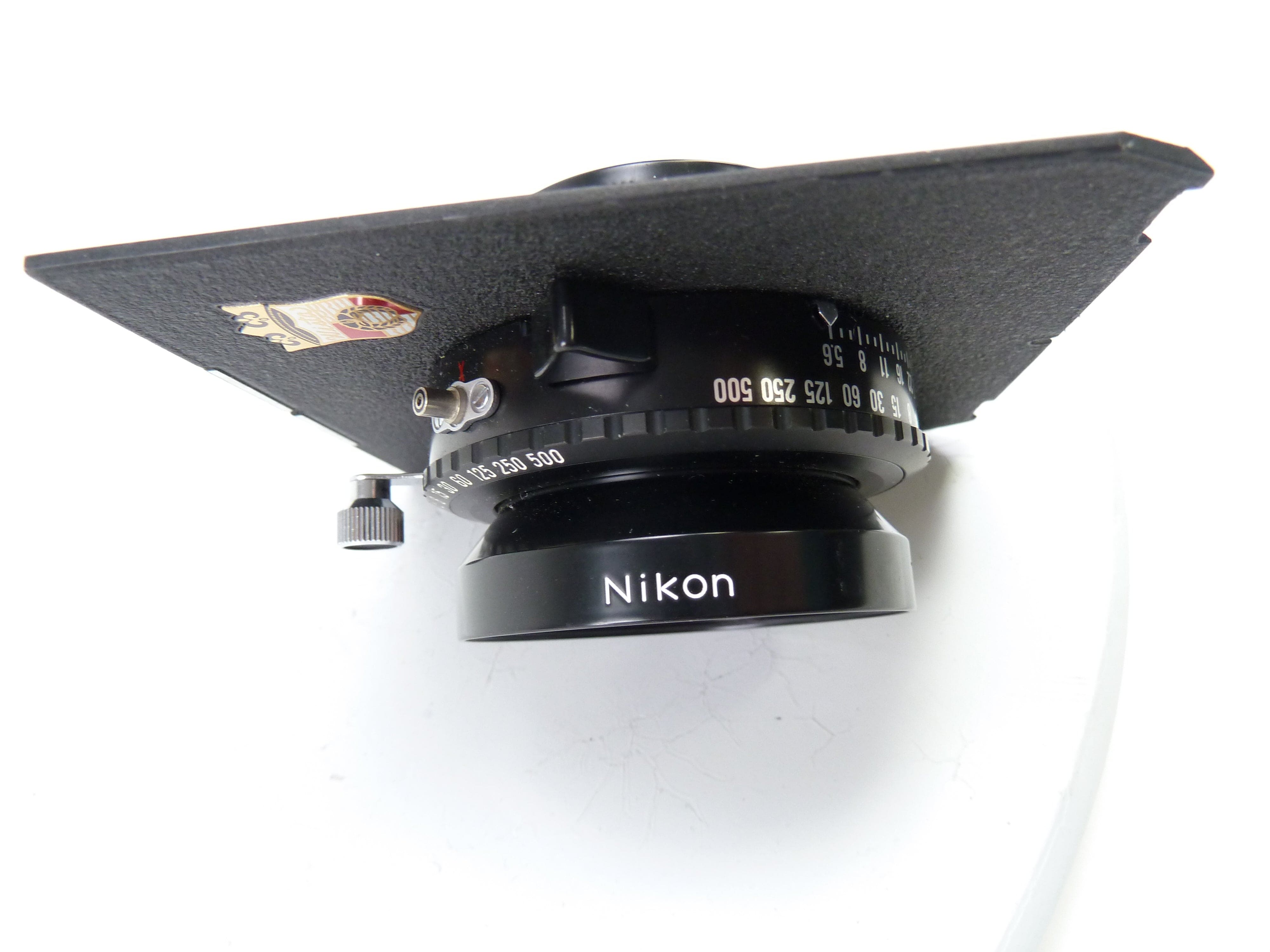 Nikon Nikkor-W 150MM F5.6 Large Format Lens with Copal 0 Lens Board