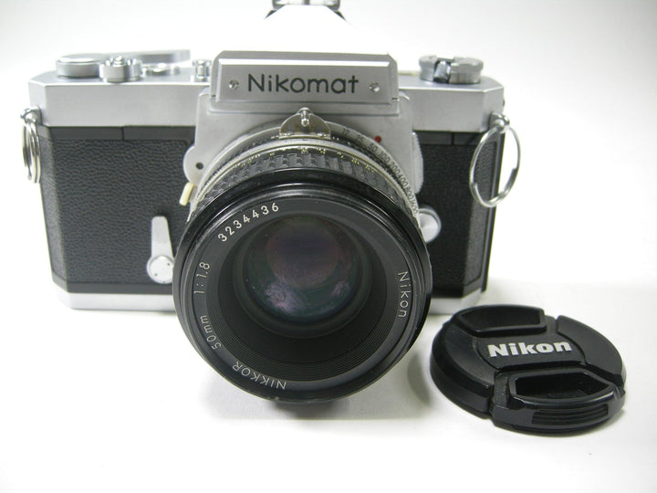Nikon Nikomat 35mm SLR Camer w/50mm f1.8 35mm Film Cameras - 35mm SLR Cameras Nikon 3168311