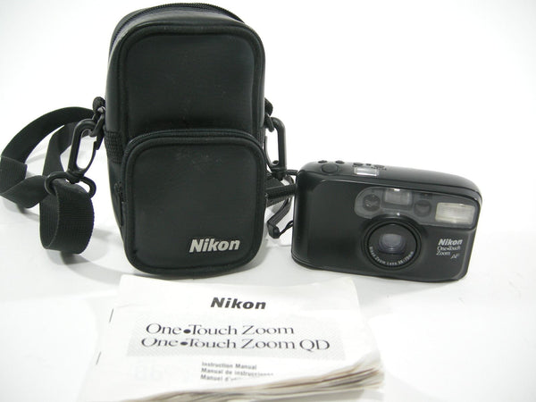 Nikon One Touch Zoom AF 35mm film camera (Black) 35mm Film Cameras - 35mm Point and Shoot Cameras Nikon 6029384