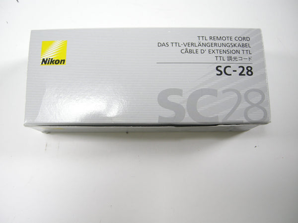 Nikon SC-28 TTL Remote Cord Remote Controls and Cables - Wired Camera Remotes Nikon SC28U2