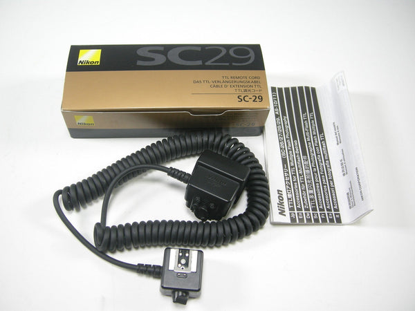 Nikon SC-29 TTL Remote Cord Remote Controls and Cables - Wired Camera Remotes Nikon 04766