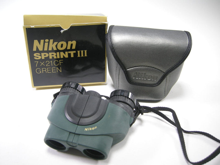 Nikon Sprint III 7x21 CF Binoculars (Green) Binoculars, Spotting Scopes and Accessories Nikon AL040342