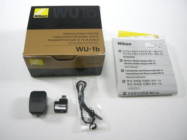 Nikon WU-1b Wirless Mobile Adapter Remote Controls and Cables - Wireless Camera Remotes Nikon 31208
