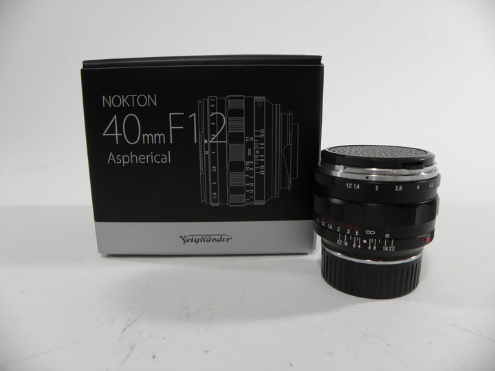 Nokton 40mm f1.2 VM Mount Voigalander Lens Lenses Small Format - Leica M Mount Lenses Nokton 07153095A