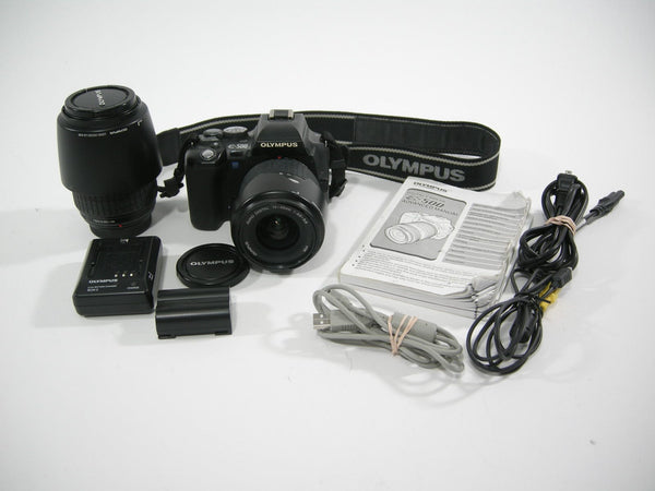 Olympus E-500 Evolt 8.0mp Digital Full Size 4/3 Camera w/2 Lens Kit Digital Cameras - Digital SLR Cameras Olympus 060240243