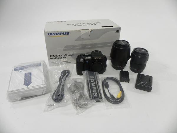 Olympus Evolt E-500 8.0mp Digital Dual Lens Kit Digital Cameras - Digital SLR Cameras Olympus A78523864