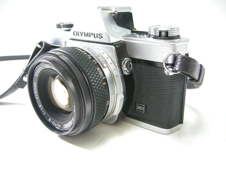 Olympus OM-1 35mm SLR w/F. Zuiko Auto-S 50mm f1.8 35mm Film Cameras - 35mm SLR Cameras - 35mm SLR Student Cameras Olympus 1318753