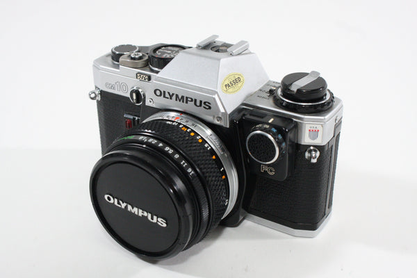 Olympus OM-10 with Zuiko 50mm f/1.4 35mm Film Cameras - 35mm SLR Cameras Olympus 1448284