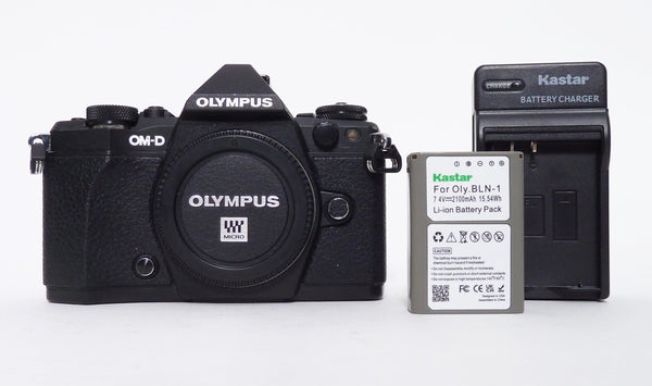 Olympus OM-D E-M5II Black Camera Body - Shutter Count 27944 Digital Cameras - Digital Mirrorless Cameras Olympus BHE44535