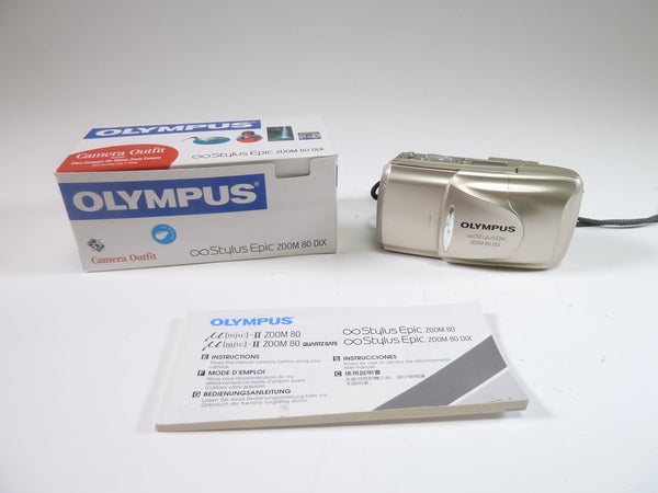 Olympus Stylus Epic Zoom 80 Deluxe Please Read Description 35mm Film Cameras - 35mm Point and Shoot Cameras Olympus 1088686