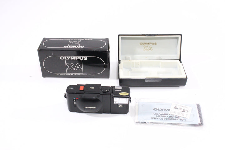 Olympus XA with A11 Flash 35mm Film Cameras - 35mm Point and Shoot Cameras Olympus 1004241105