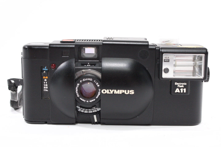 Olympus XA with A11 Flash 35mm Film Cameras - 35mm Point and Shoot Cameras Olympus 1004241105