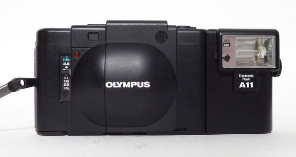 Olympus XA with A11 Flash 35mm Film Cameras - 35mm Point and Shoot Cameras Olympus 169604