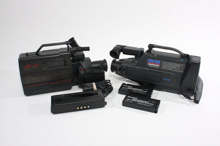 Panasonic AFX8 & Magnavox CVN320 VHS Camcorders Video Equipment - Video Camera Panasonic 22632209-L8WA18158