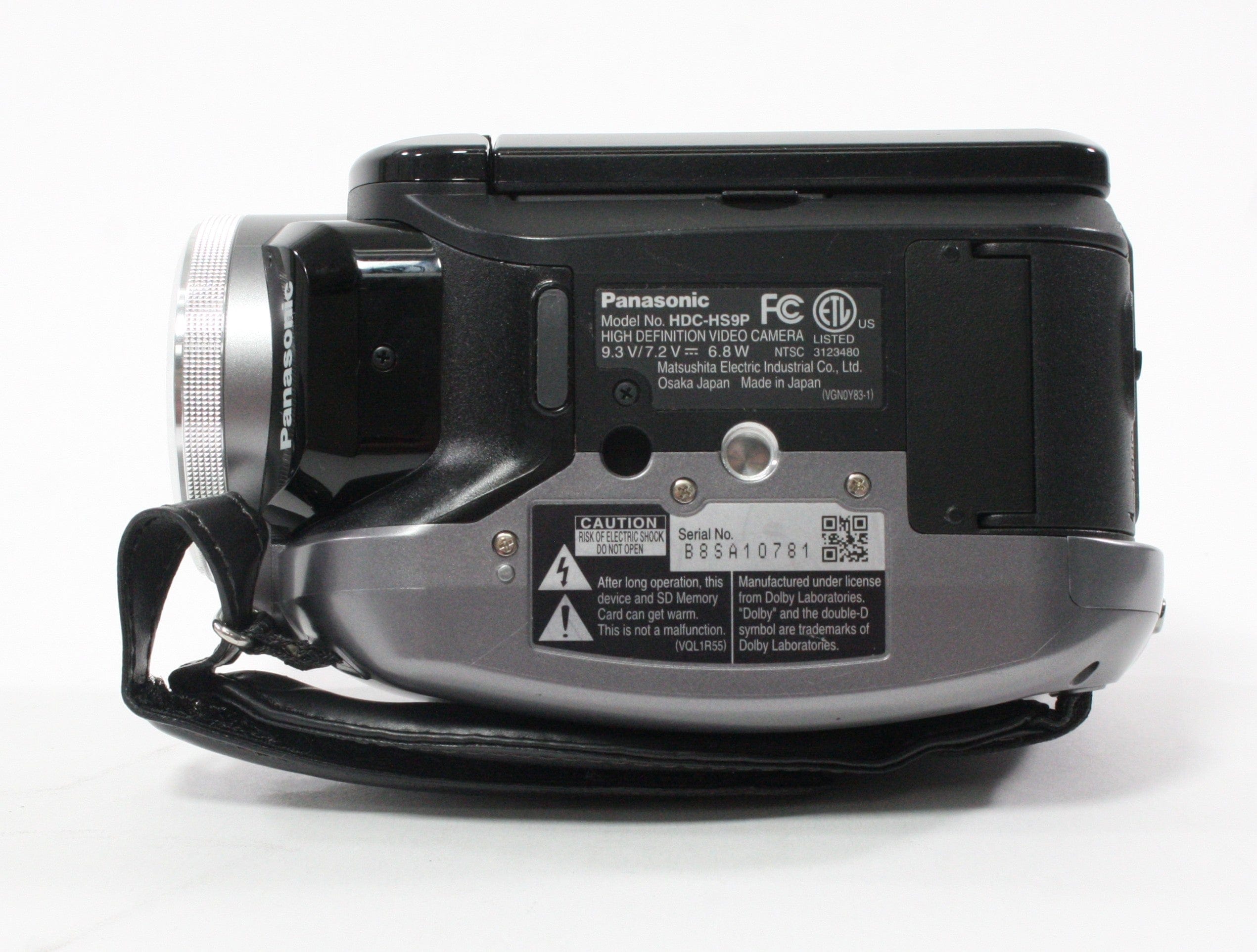 Panasonic HDC-HS9 Hard Drive and SD Card Camcorder – Camera Exchange
