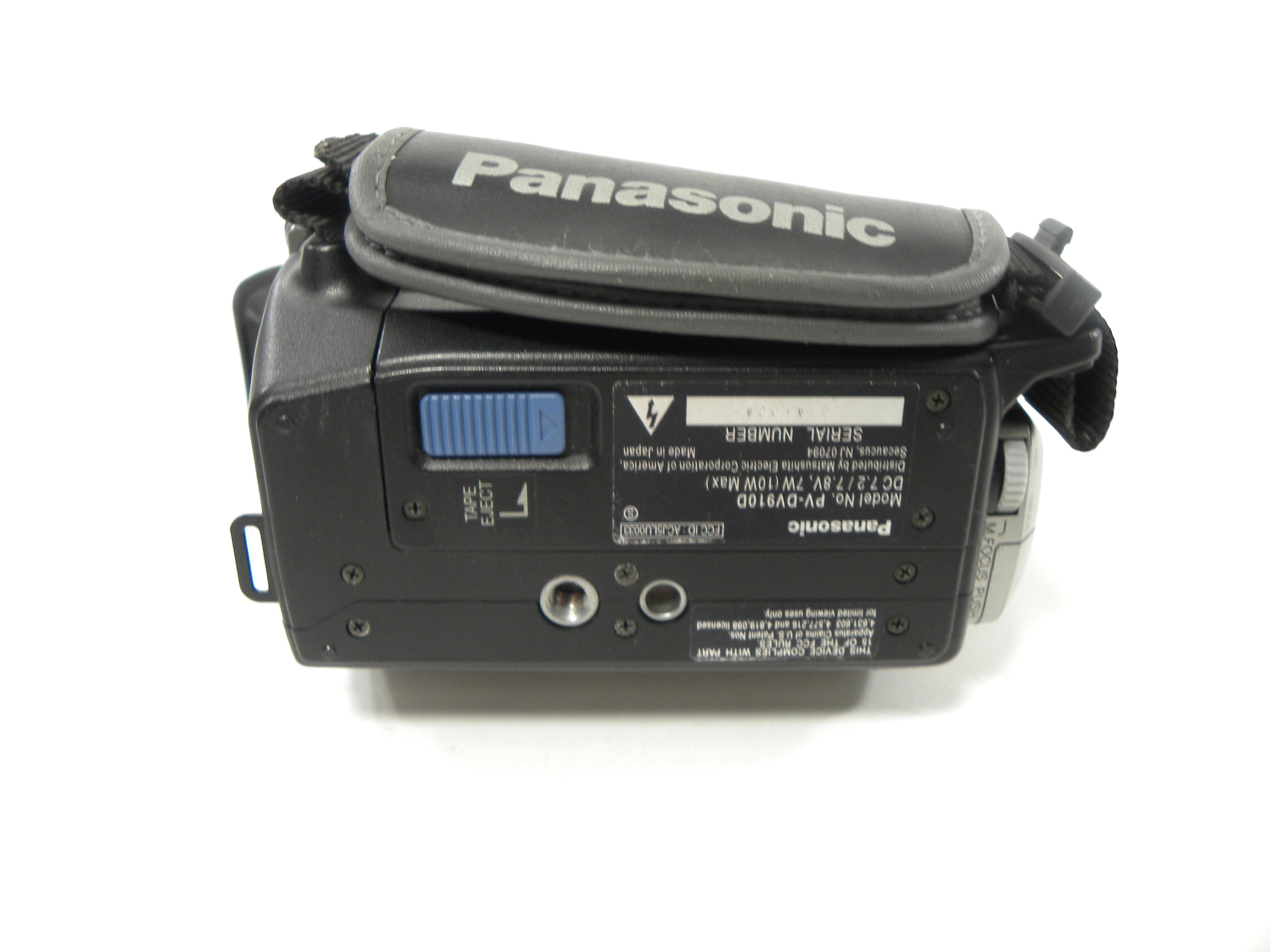 Panasonic Palm Sight MiniDV PV-DV910 Camcorder – Camera Exchange