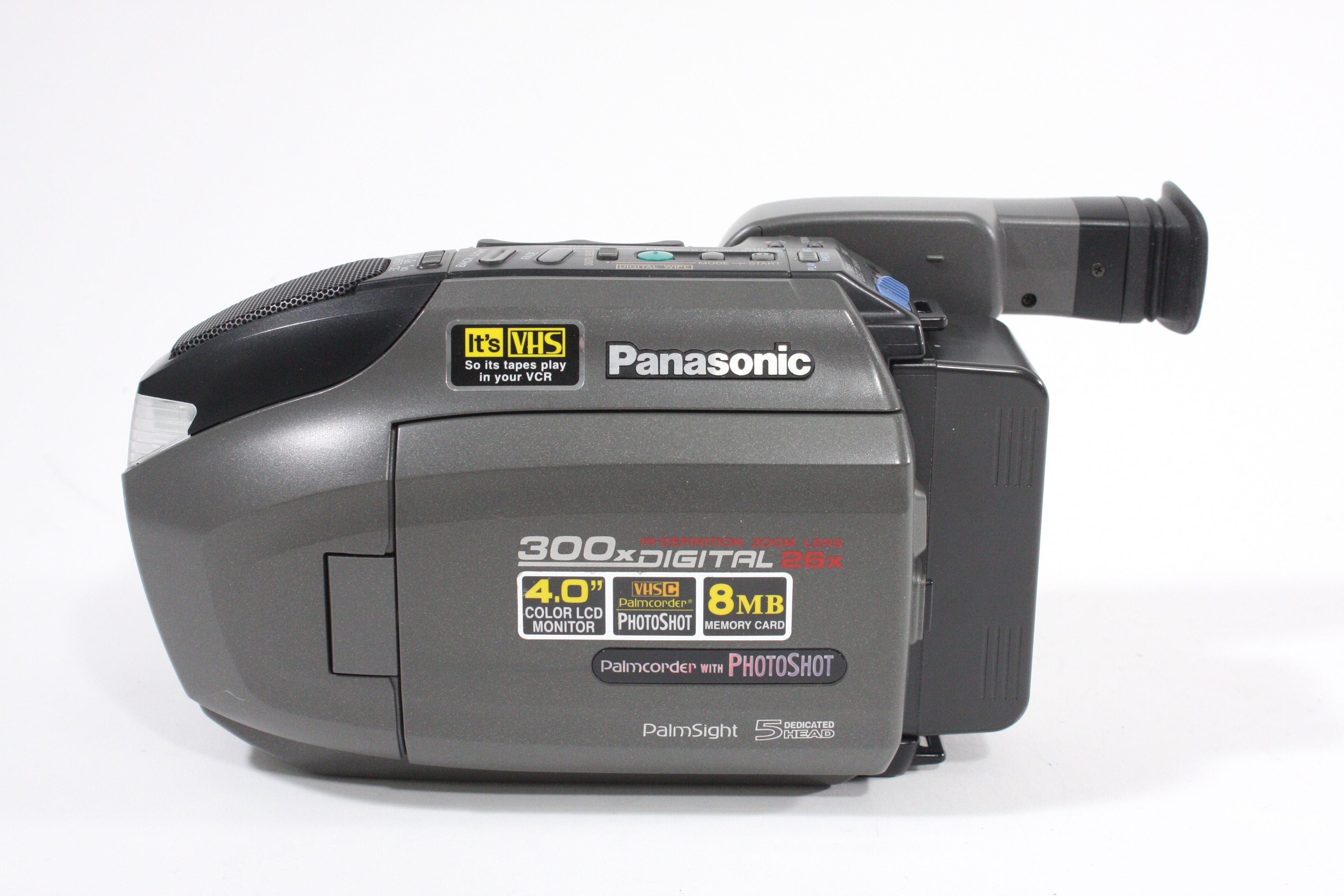 Vintage 1998 Panasonic sale PV-L678D VHS-C Palmcorder Camcorder HD Zoom LCD BUNDLE