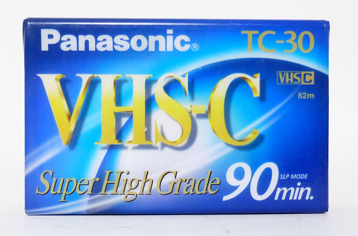 Panasonic Super Grade VHS-C TC-30 Video Cassette Video Equipment - Video Tape Panasonic PANVHSC