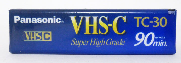 Panasonic Super Grade VHS-C TC-30 Video Cassette Video Equipment - Video Tape Panasonic PANVHSC