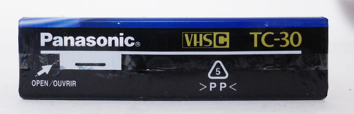 Panasonic Super Grade VHS-C TC-30 Video Cassette Video Equipment - Video Tape Panasonic PANVHSC