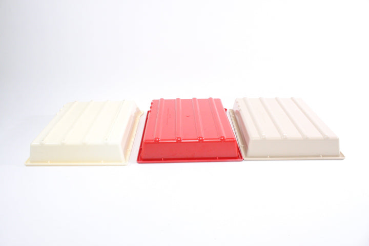 Patterson 12x15 (11x14) White/Red/Beige Trays, set of 3 Darkroom Supplies - Misc. Darkroom Supplies Patterson 090524104