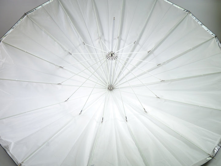 Paul C Buff 26 inch Soft Silver Umbrella with White Difusion Fabric Studio Lighting and Equipment - Light Modifiers (Umbrellas, Soft Boxes, Reflectors etc.) PaulCBuff PCB081223