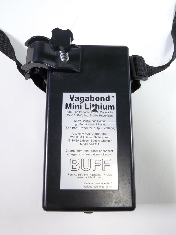 Paul C Buff Vagabond Mini Lithium Battery Pack for Studio Flash Studio Lighting and Equipment - Strobe Accessories PaulCBuff VMC3A