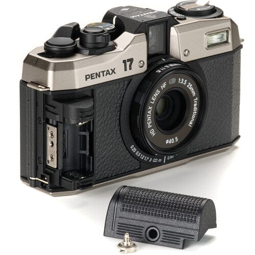 Pentax 17 35mm Half Frame Camera - Dark Silver 35mm Film Cameras - 35mm Rangefinder or Viewfinder Camera Pentax RICOH18928-RIM