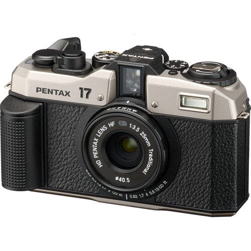 Pentax 17 35mm Half Frame Camera - Dark Silver 35mm Film Cameras - 35mm Rangefinder or Viewfinder Camera Pentax RICOH18928-RIM