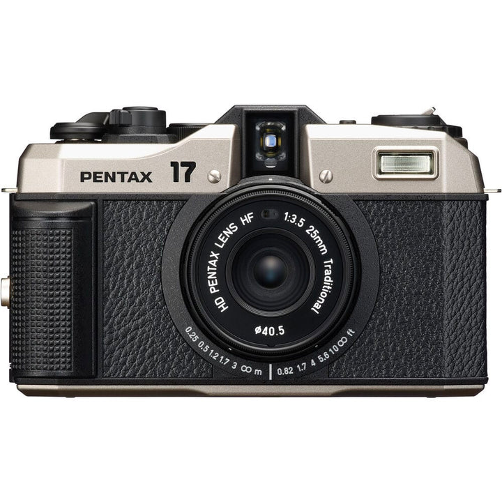 Pentax 17 35mm Half Frame Camera - Dark Silver 35mm Film Cameras - 35mm Rangefinder or Viewfinder Camera Pentax RICOH18928-RIM