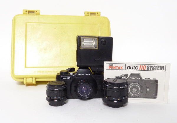 Pentax Auto 110 Camera 3 Lens Outfit in Pelican Case Film Cameras - Other Formats (126, 110, 127 etc.) Pentax 2006934