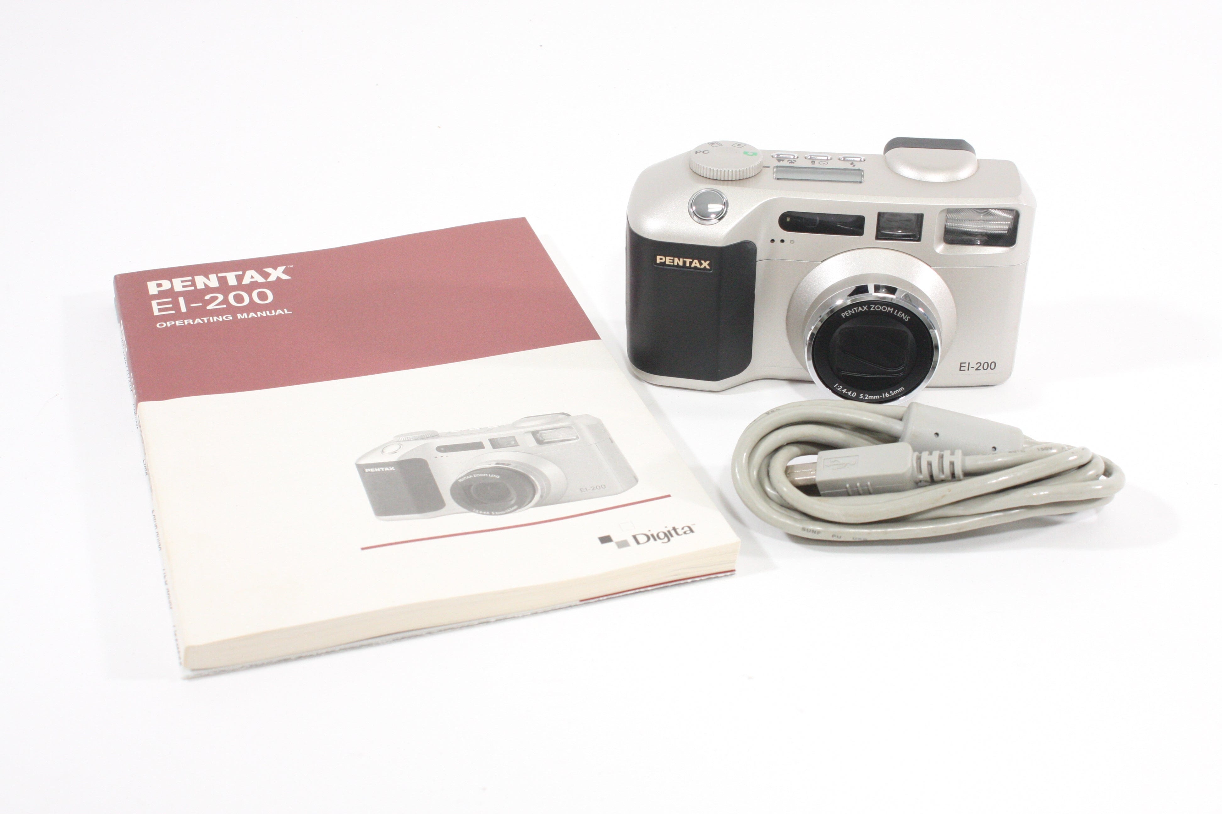 PENTAX EI-200 コンパクトデジタルカメラ Pentax EI-200 Digital Camera 2MP – Camera Exchange