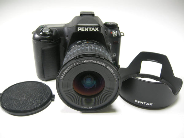 Pentax *ist D 6.1mp Digital SLR w/Pentax-FAJ 18-35mm f4-5.6 AL Digital Cameras - Digital SLR Cameras Pentax 5751507