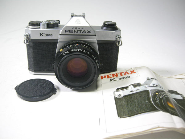 Pentax K-1000 35mm SLR camera w/ SMC Pentax-A 50mm f2 35mm Film Cameras - 35mm SLR Cameras - 35mm SLR Student Cameras Pentax 8313673