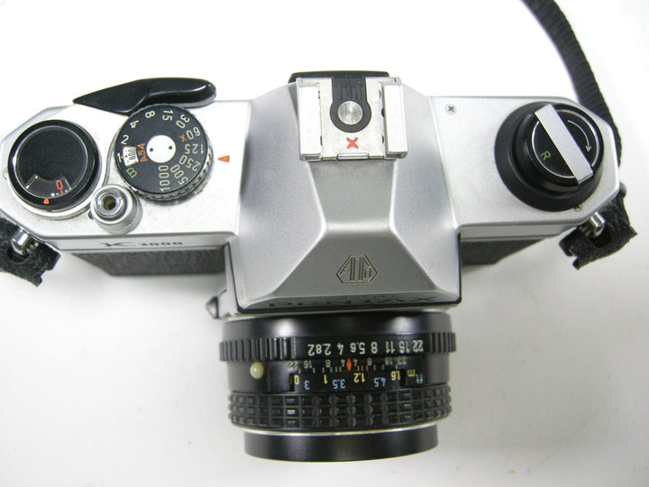 Pentax K-1000 35mm SLR w/SMC Pentax-M 50mm f2 35mm Film Cameras - 35mm SLR Cameras - 35mm SLR Student Cameras Pentax 7538350