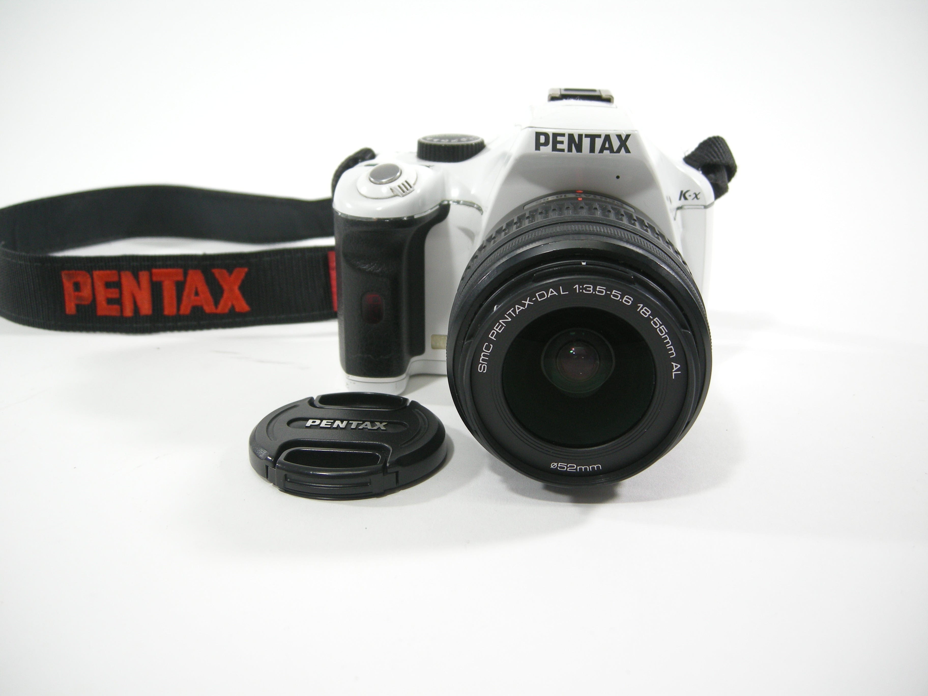 Pentax k-x w/Pentax newest SMC DAL 18-55mm Lens