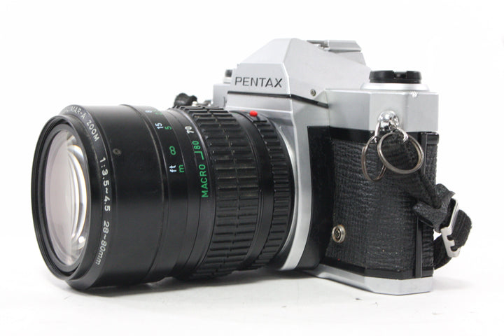 Pentax K1000 35mm SLR with a Tamron 28-70mm f/3.5-4.5 Lens 
