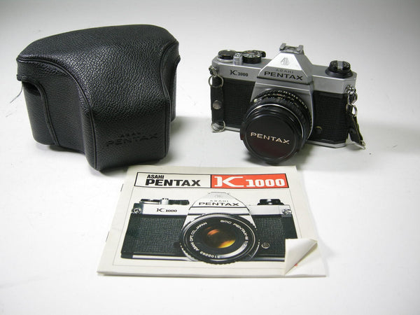 Pentax K1000 35mm SLR w/SMC Pentax-M 50mm f1.7 35mm Film Cameras - 35mm SLR Cameras - 35mm SLR Student Cameras Pentax 6700956