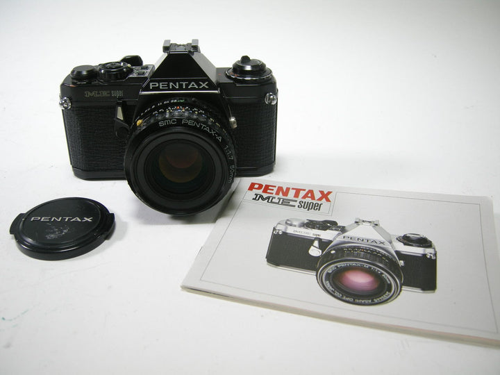 Pentax ME Super (Black) 35mm SLR w/SMC Pentax-A 50mm f1.7 35mm Film Cameras - 35mm SLR Cameras - 35mm SLR Student Cameras Pentax 2897018