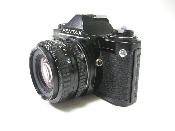 Pentax ME Super (Black) 35mm SLR w/SMC Pentax-A 50mm f1.7 35mm Film Cameras - 35mm SLR Cameras - 35mm SLR Student Cameras Pentax 2897018