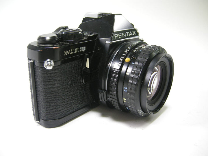 Pentax ME Super (Black) 35mm SLR w/SMC Pentax-A 50mm – Camera