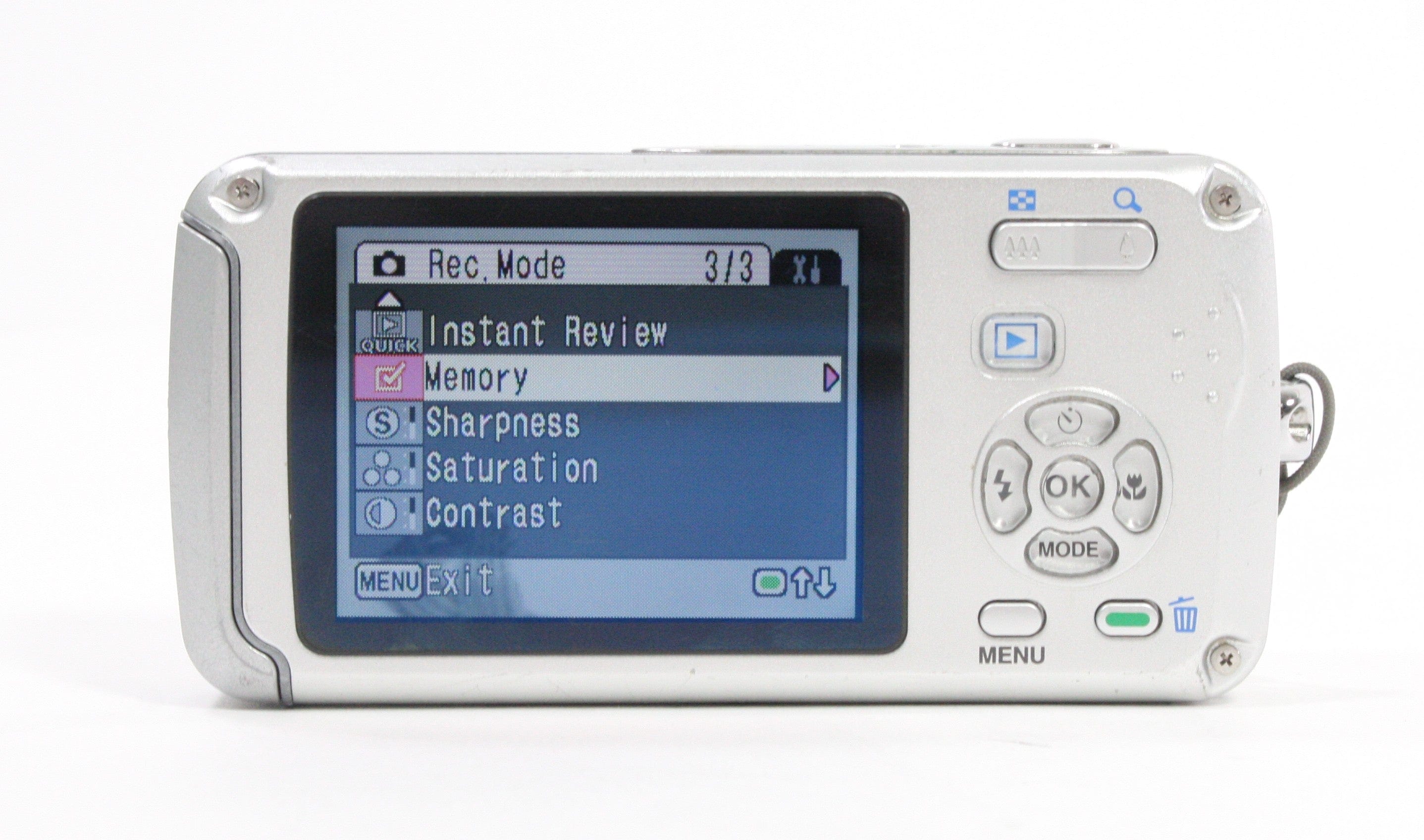 W30 Optio Pentax Camera Digital Waterproof 3x Zoom 7.1mp PENTAX