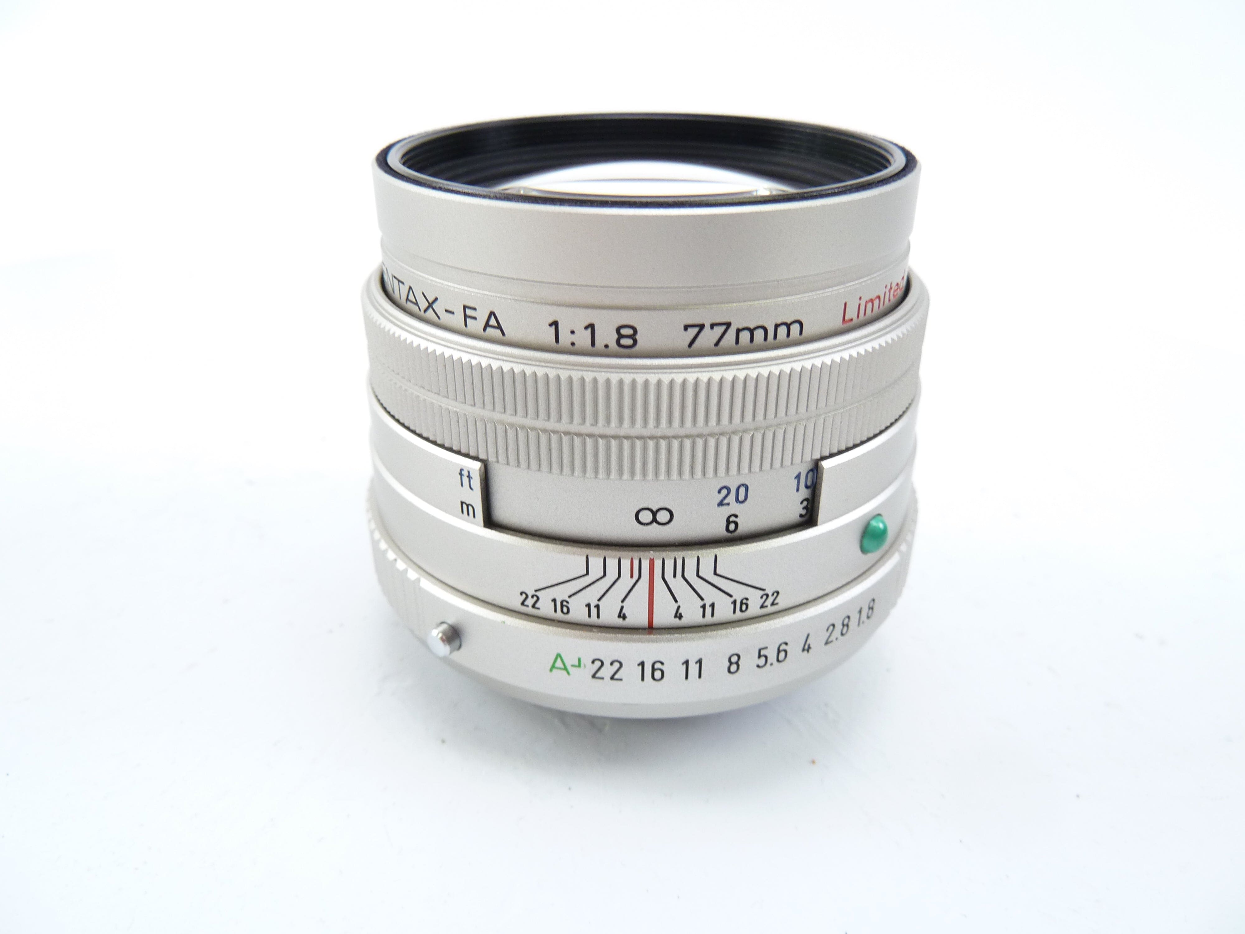 Pentax smc PENTAX-FA 77mmF1.8 Limited シルバー 中望遠単焦点レンズ 