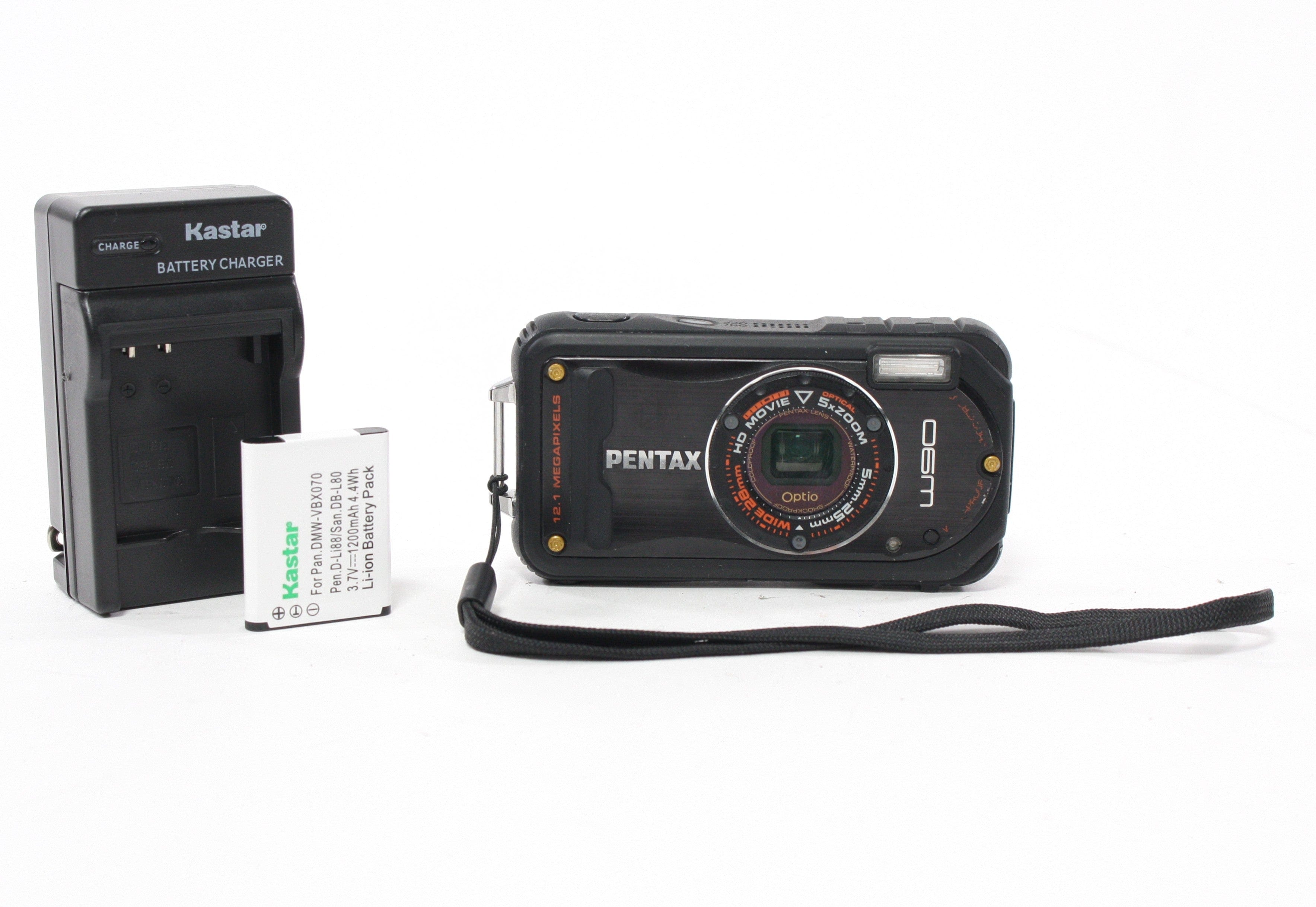 Pentax W90 Digital Point-and-Shoot Camera 5x Zoom 12.1mp – Camera