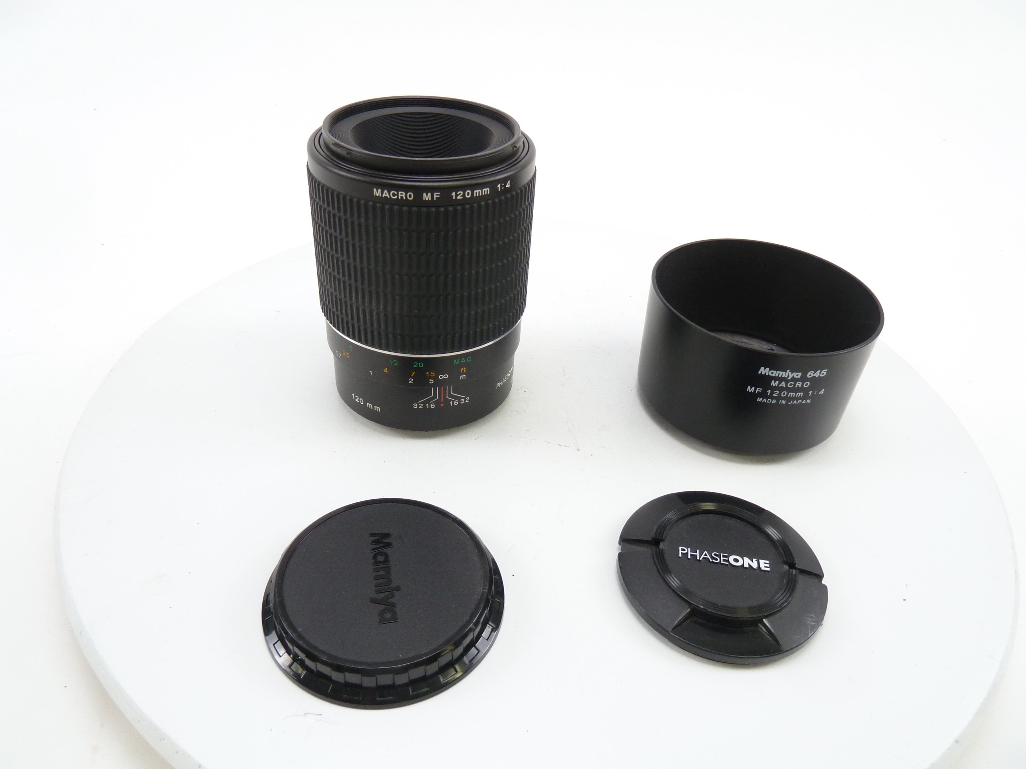 Phase フェーズワン PHASE ONE MF 120mm One Mamiya 645 AF 120MM F4 D